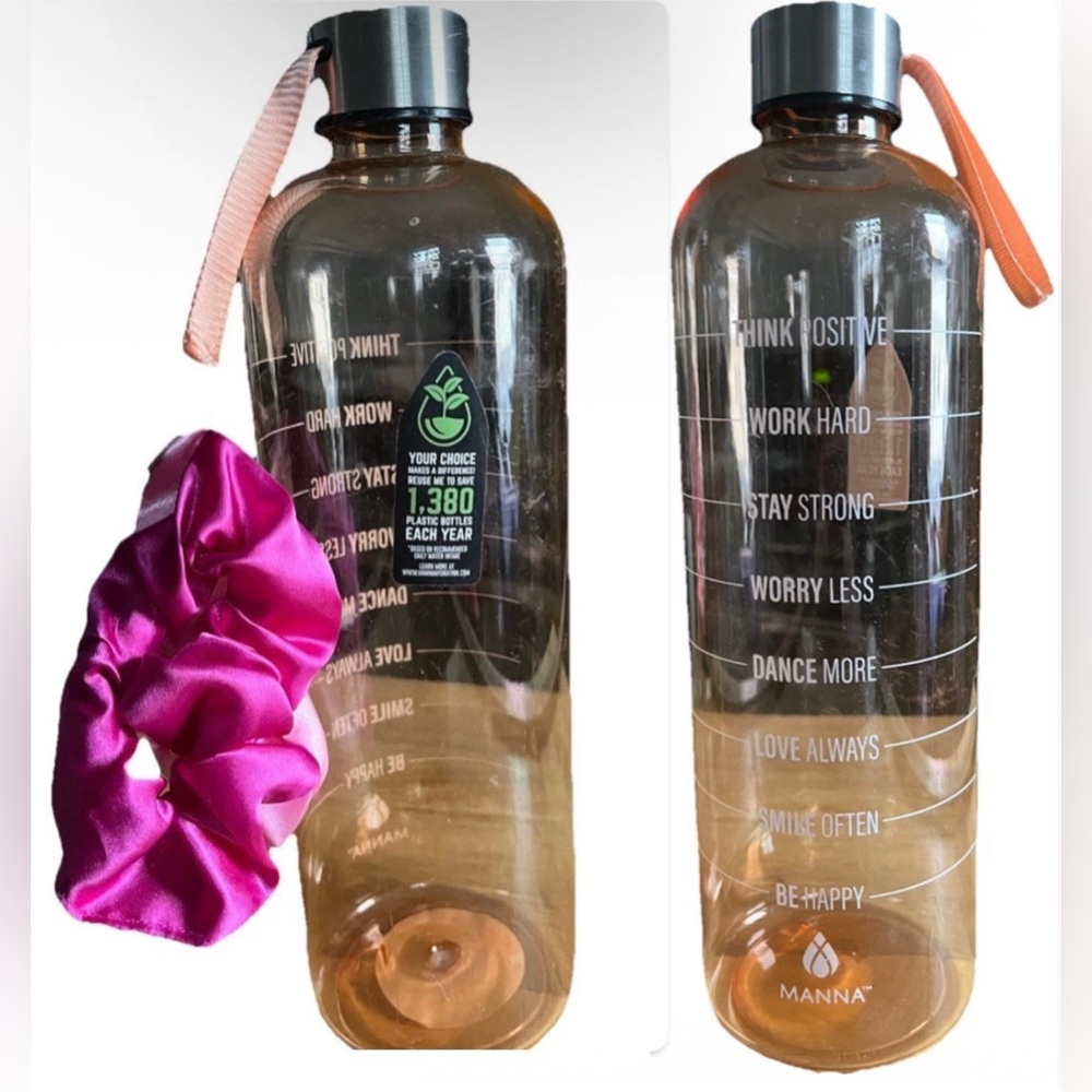 Manna 50oz BPA Free Reusable Water Bottle 2 Pack Gym Hydration Set